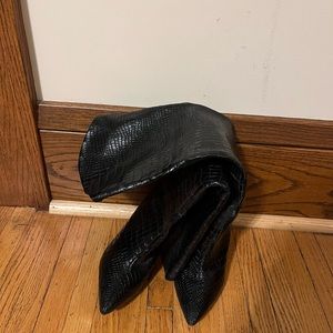 Schutz black boots size 7